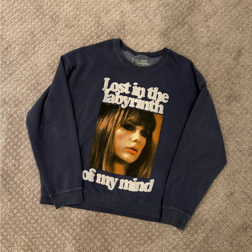 Taylor Swift Midnights Blue Crewneck